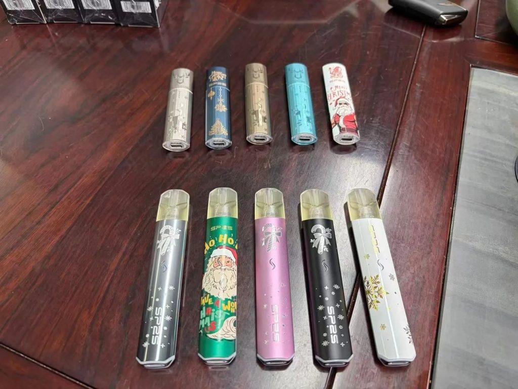 SP2S 一代通用主機實拍現貨 聖誕版多色展示 兼容 RELX 悅刻 一代 煙彈